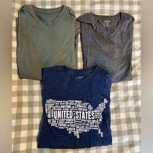J. Crew Bundle of 3 Men’s size Medium T-Shirts